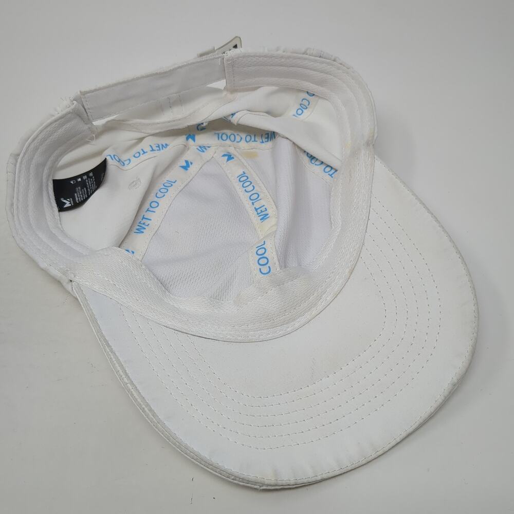 Mission Strapback Baseball Hat Solid White One Si… - image 7